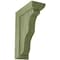 Ekena Millwork 2 1/4"W x 5"D x 7"H Hamilton Traditional Wood Vintage Decor Bracket, Restoration Green BKTWD02X05X07HAGR - alternate 1